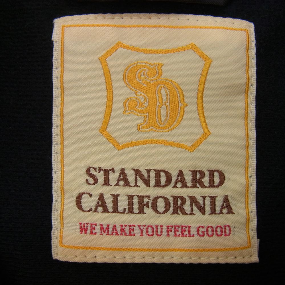 STANDARD CALIFORNIA スタンダードカリフォルニア × SANTA CRUZ サンタクルーズ バックロゴ プリント コーチジャケット ブラック系 L【中古】