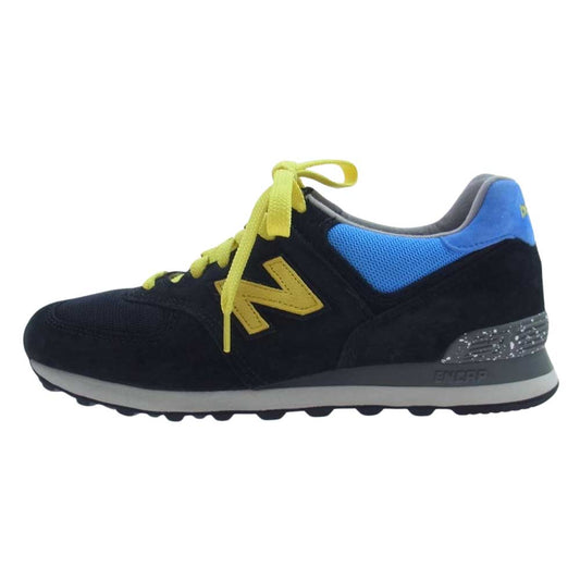 NEW BALANCE ニューバランス US574M1 スエード メッシュ スニーカー ブラック系 26.5cm【中古】