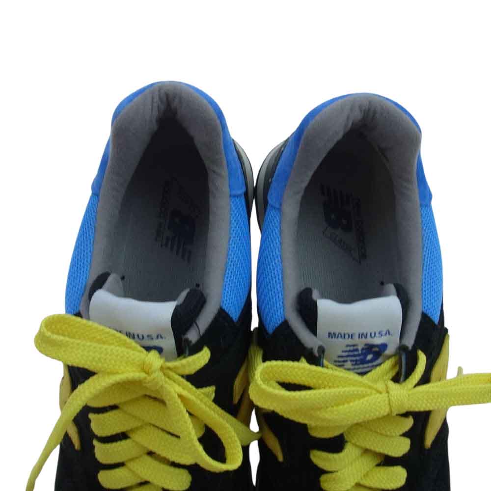 NEW BALANCE ニューバランス US574M1 スエード メッシュ スニーカー ブラック系 26.5cm【中古】