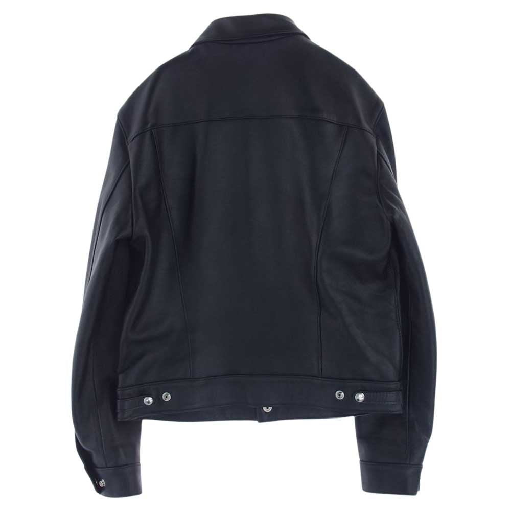 Lewis Leathers ルイスレザー No 988 WESTERN JACKET ラットランド シープ レザー ウエスタン ジャケット ブラック系 40【中古】
