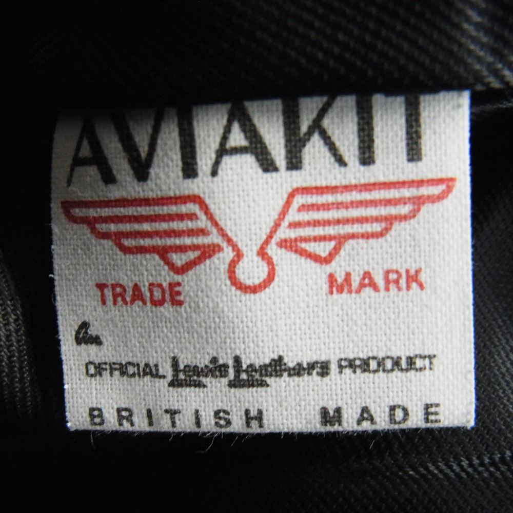 Lewis Leathers ルイスレザー No 988 WESTERN JACKET ラットランド シープ レザー ウエスタン ジャケット ブラック系 40【中古】