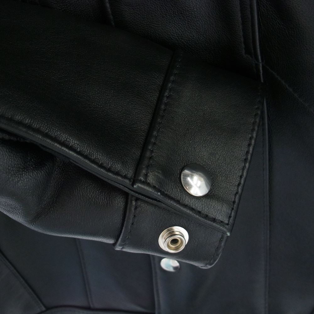 Lewis Leathers ルイスレザー No 988 WESTERN JACKET ラットランド シープ レザー ウエスタン ジャケット ブラック系 40【中古】