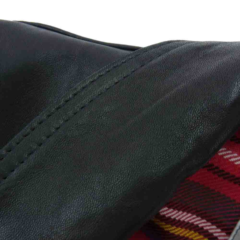 Lewis Leathers ルイスレザー 441T CYCLONE TIGHT FIT サイクロン タイト フィット シープ ベージュテープ レザー ライダース ジャケット ブラック系 40【中古】