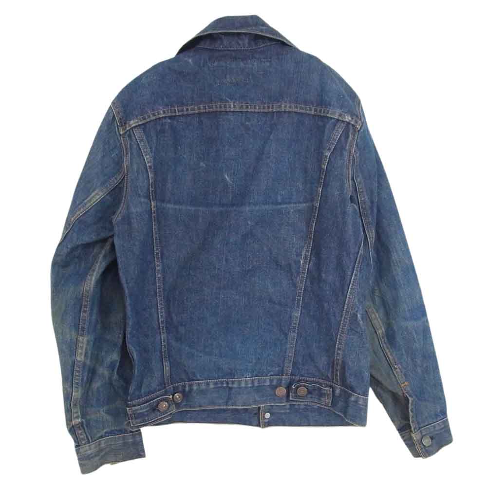 Levi's リーバイス ヴィンテージ オリジナル 80s 70505 スモールe ケアタグボタン 裏刻印52 デニム ジャケット インディゴブルー系 サイズ表記無【中古】