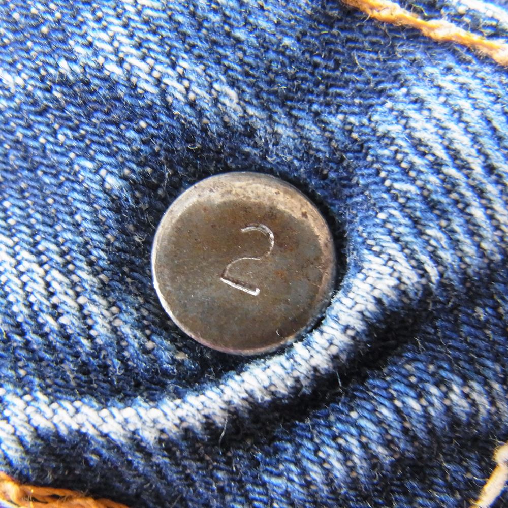 Levi's リーバイス ヴィンテージ オリジナル 60s 501 BIG E ボタン裏刻印2 足長R デニム パンツ インディゴブルー系 サイズ表記無【中古】
