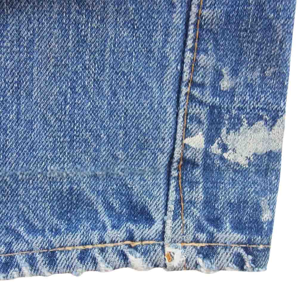 Levi's リーバイス ヴィンテージ オリジナル 60s 501 BIG E ボタン裏刻印2 足長R デニム パンツ インディゴブルー系 サイズ表記無【中古】
