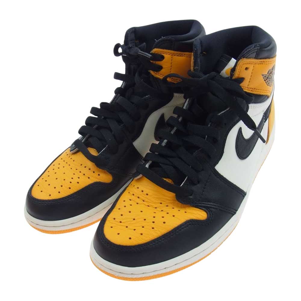 NIKE ナイキ 555088-711 Air Jordan 1 Retro High OG Taxi エアジョーダン レトロ ハイ OG タクシー オレンジ系 ブラック系 ホワイト系 US9【中古】
