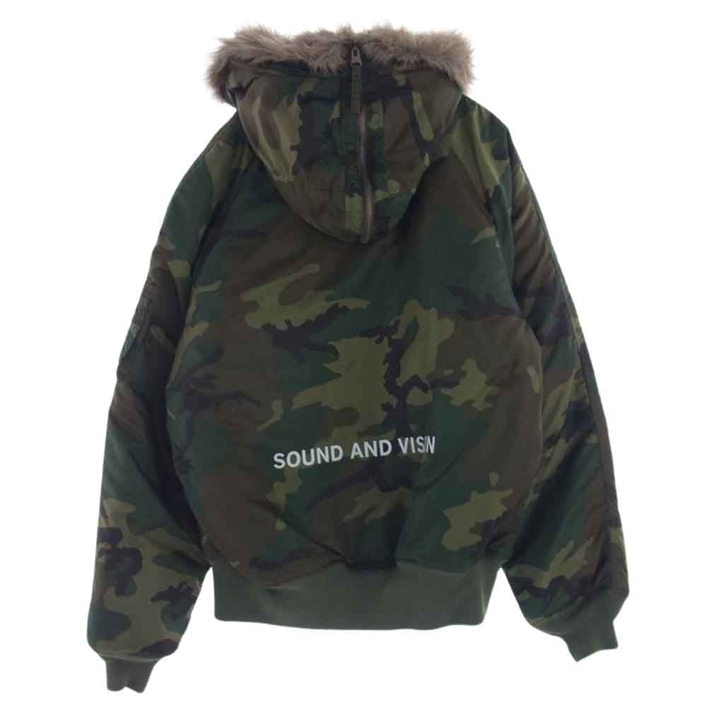 HYSTERIC GLAMOUR ヒステリックグラマー 02193AB08 TRIANGLE WOMAN N-2B プリマロフト ミリタリー ジャケット L【中古】