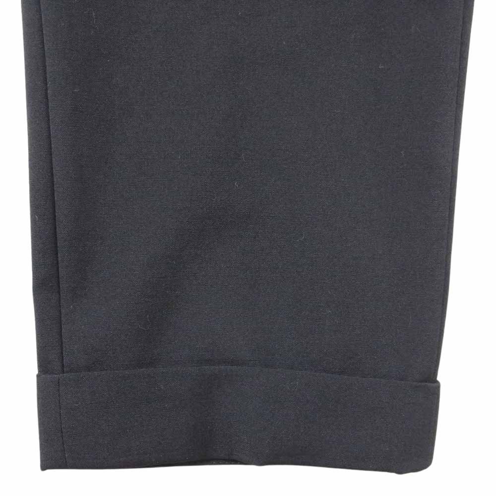COMME des GARCONS HOMME PLUS コムデギャルソンオムプリュス 21SS PG-P031 AD2020 裾ダブル ジップフライ スラックスパンツ ブラック ブラック系 S【中古】
