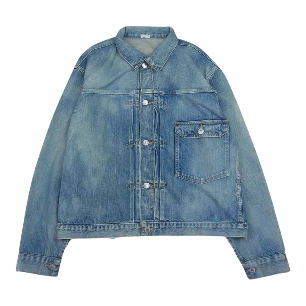 アプレッセ 23AAP-01-22H 23AW 1st Type Denim Jacket ファーストタイプ デニムジャケット インディゴブルー系 44【美品】【中古】