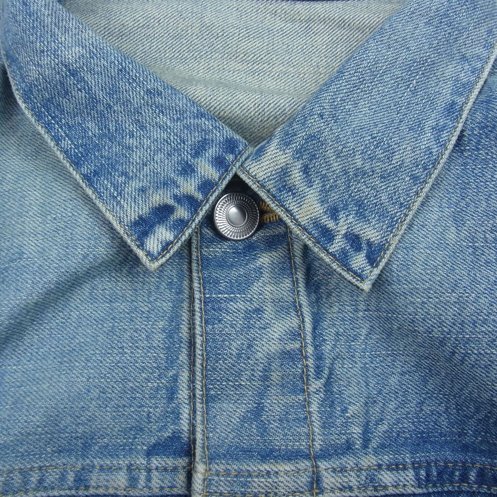 アプレッセ 23AAP-01-22H 23AW 1st Type Denim Jacket ファーストタイプ デニムジャケット インディゴブルー系 44【美品】【中古】