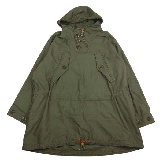 アメリカ軍 40s M-43 Field Parka アメリカ陸軍 山岳部隊 フィッシュテール モッズ パーカ アノラック ジャケット カーキ系 M【中古】