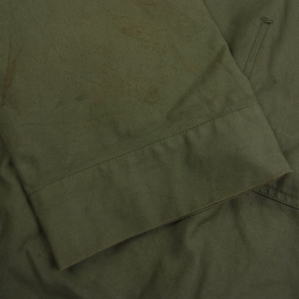 アメリカ軍 40s M-43 Field Parka アメリカ陸軍 山岳部隊 フィッシュテール モッズ パーカ アノラック ジャケット カーキ系 M【中古】