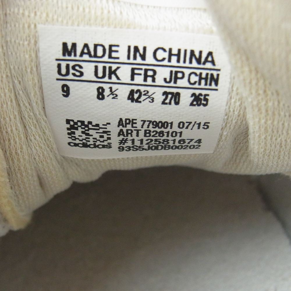 adidas アディダス B26101 by HYKE ハイクAOH001 スタンスミス ハイレット スニーカー ホワイト系 27cm【美品】【中古】