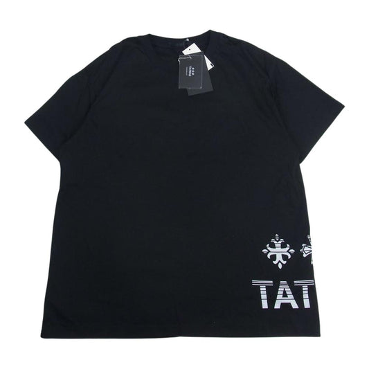 TATRAS タトラス 22SS MTKE22S8026-M MONTUNO モントゥノ クルーネック ロゴプリント 半袖 Tシャツ カットソー ブラック系 02【中古】
