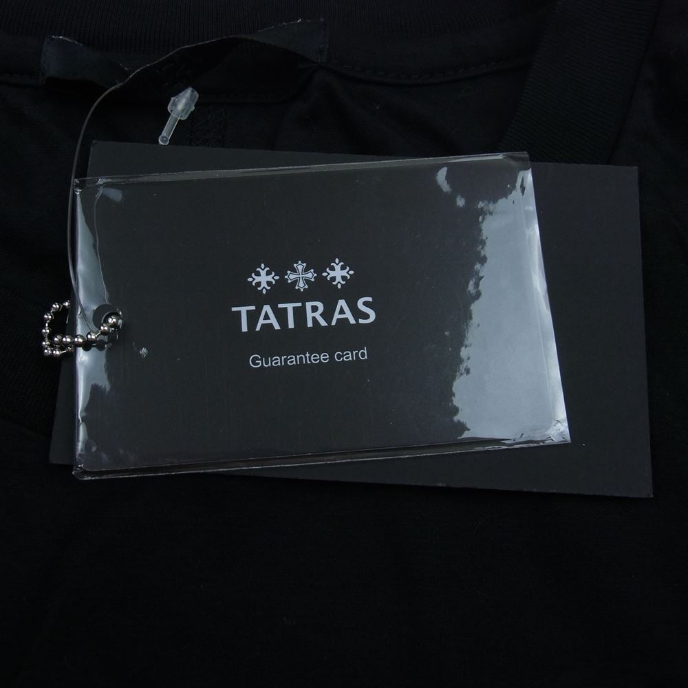 TATRAS タトラス 22SS MTKE22S8026-M MONTUNO モントゥノ クルーネック ロゴプリント 半袖 Tシャツ カットソー ブラック系 02【中古】