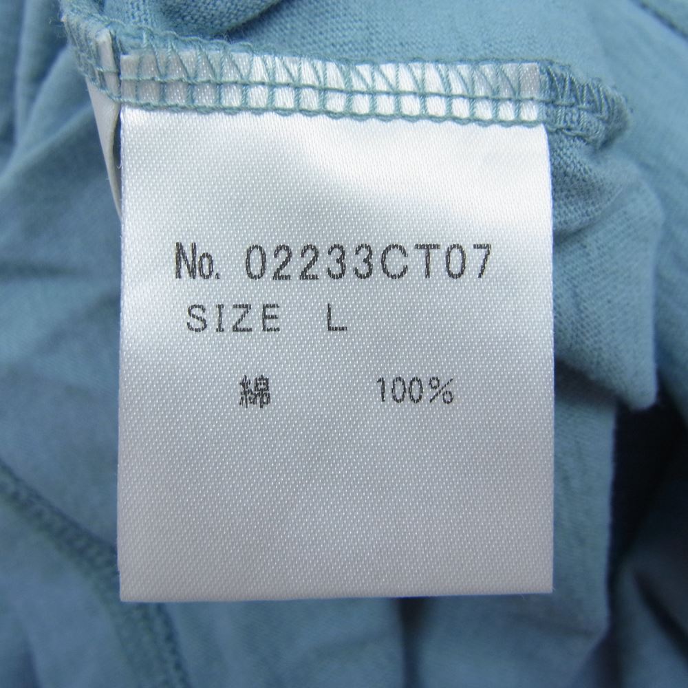 HYSTERIC GLAMOUR ヒステリックグラマー 23AW 02233CT07 PAINTERS グラフィックプリント クルーネック 半袖 Tシャツ ブルー系 L【中古】