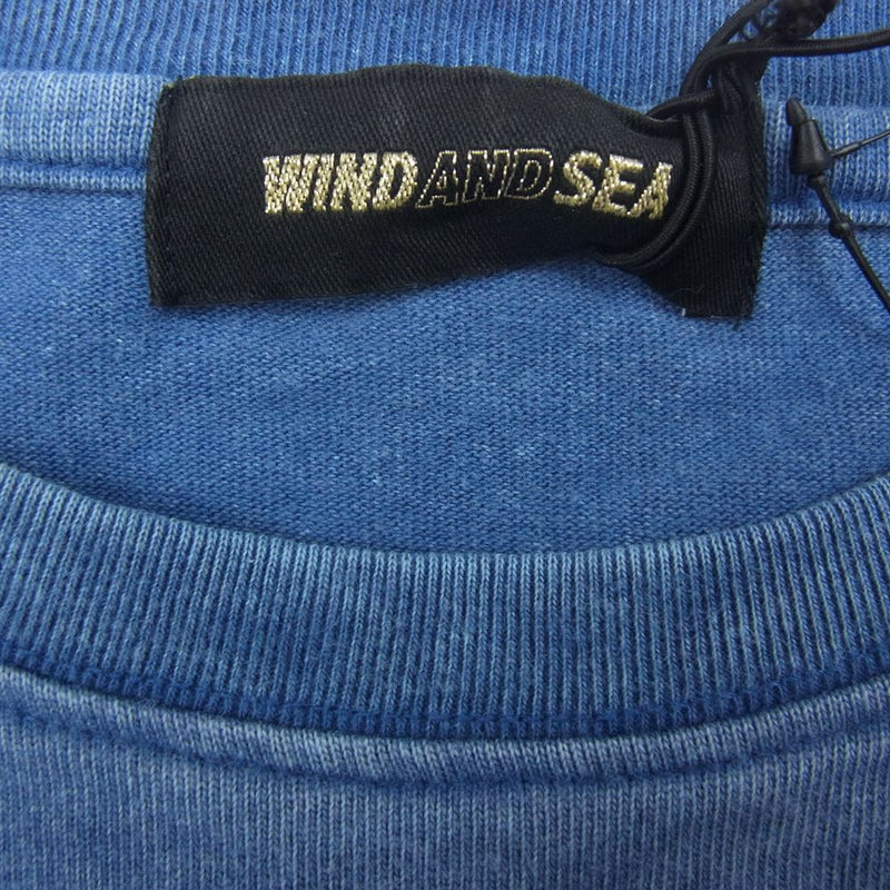 WIND AND SEA ウィンダンシー Crack P Dye S/S Tee クラック ロゴ