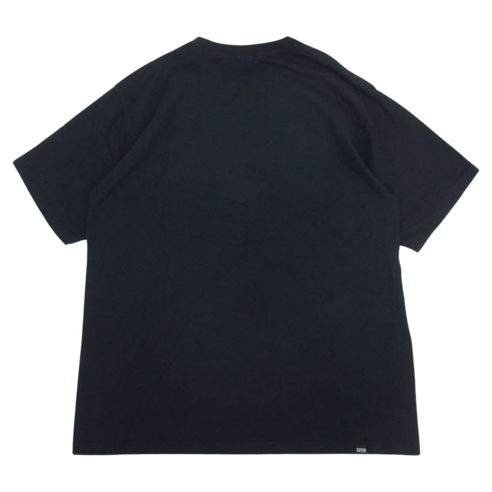 HYSTERIC GLAMOUR ヒステリックグラマー 02233CT03 HYSTERIC RADIO ヒステリックラジオ プリント クルーネック 半袖 Tシャツ ブラック系 L【美品】【中古】