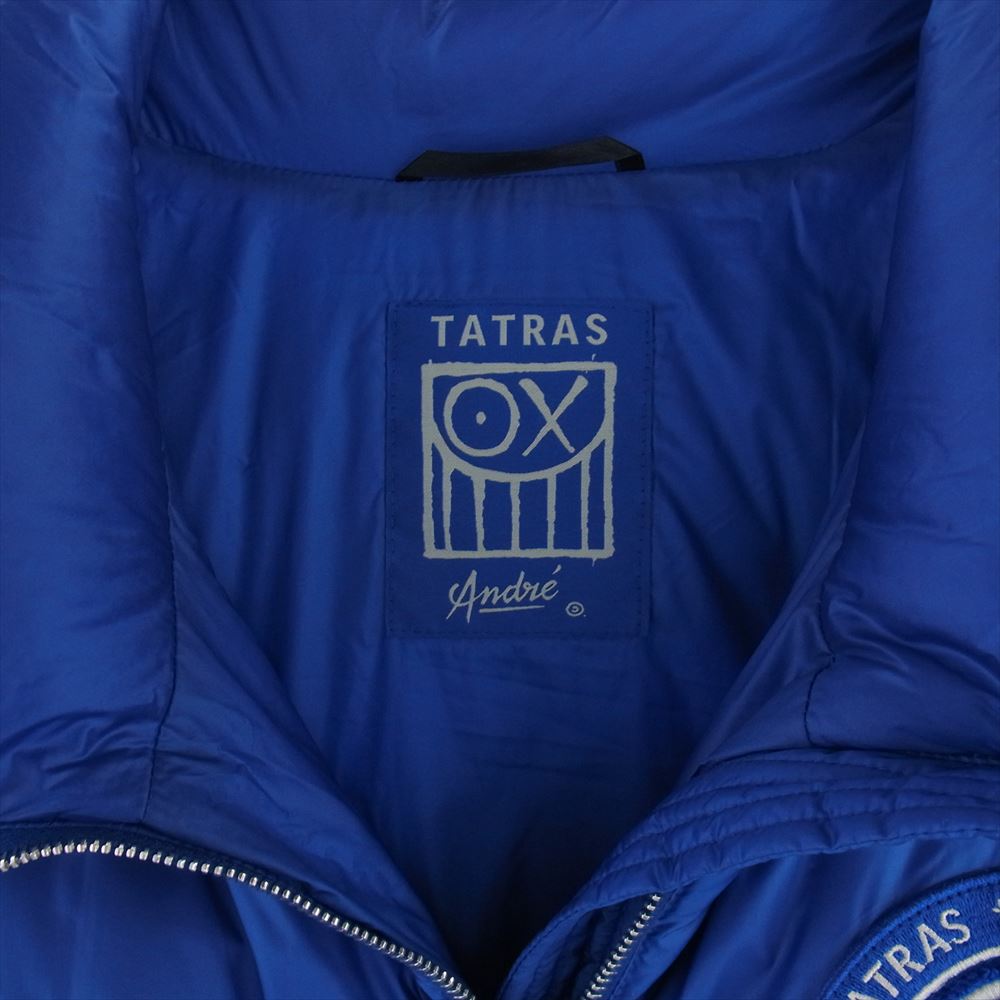 TATRAS タトラス 22AW ANDRE SARAIVA DISASIO FOFANIA アンドレ・サライヴァ ワッペン付き ダウンジャケット ブルー系 02【中古】