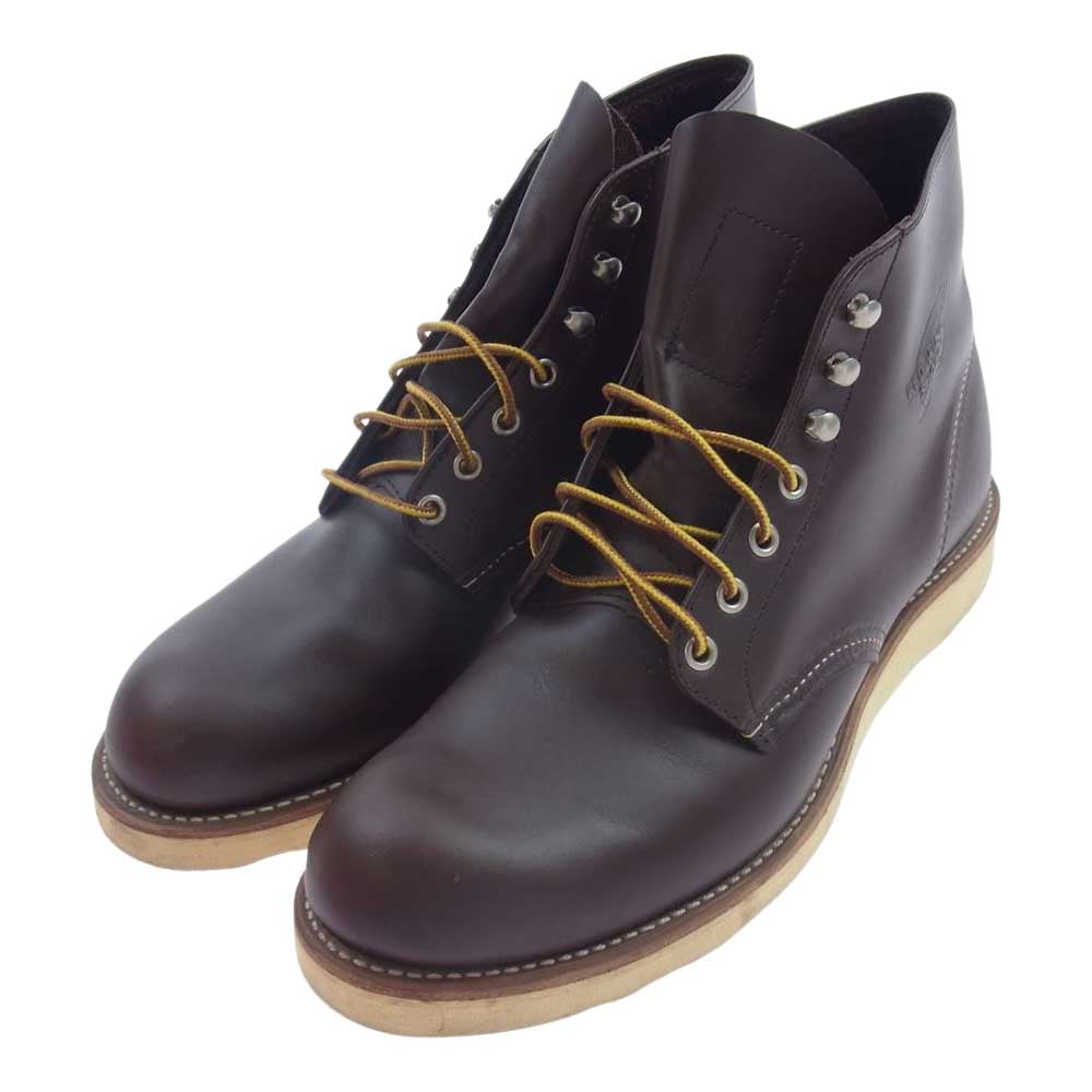 RED WING レッドウィング 8134 Classic Work Round-toe クラシック ワーク ラウンドトゥ ブーツ ブラウン系 US10 1/2【中古】