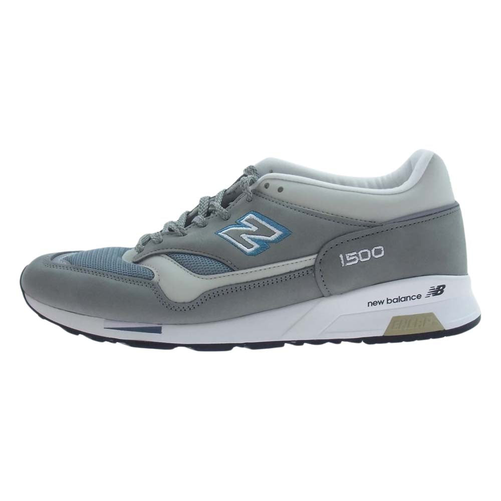 NEW BALANCE ニューバランス M1500BSG スエード ローカット スニーカー グレー系 US12【極上美品】【中古】