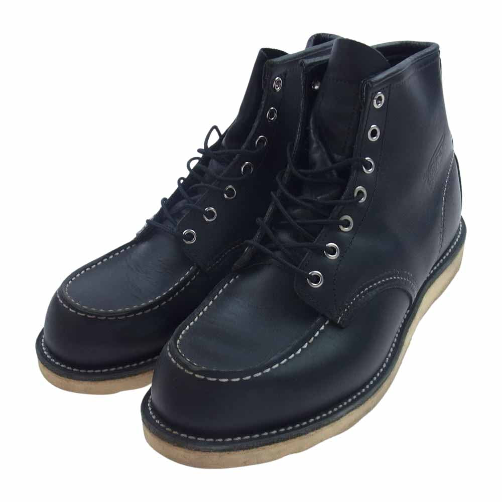 RED WING レッドウィング 8130 CLASSIC MOC BOOT クラシック モック ワーク ブーツ ブラック系 28.5cm【中古】