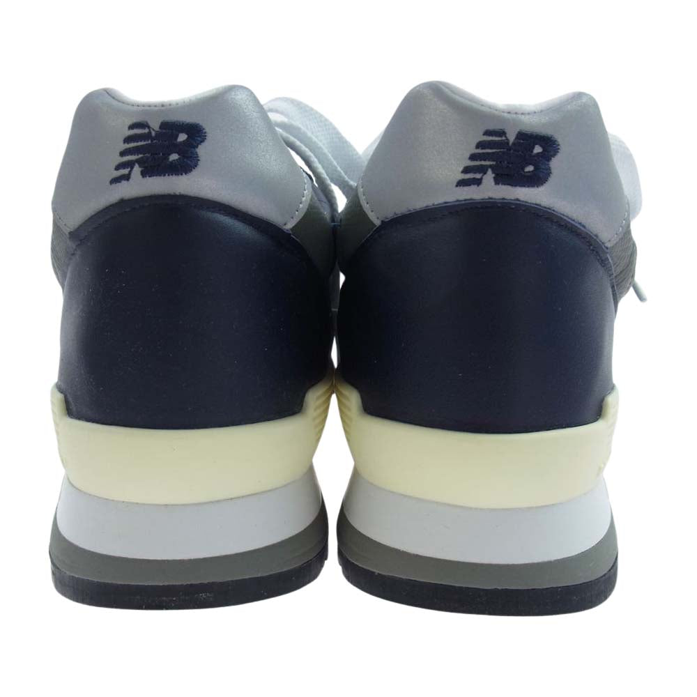 NEW BALANCE ニューバランス M996NCB レザー スニーカー ネイビー系 30cm【極上美品】【中古】