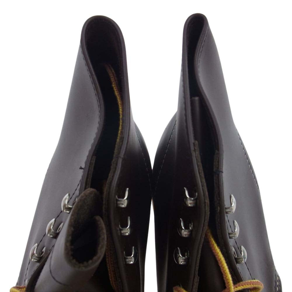 RED WING レッドウィング 8134 CLASSIC WORK 6 ROUND-TOE クラシックワーク ラウンド プレーントゥ ワーク ブーツ ブラウン系 28.5cm【新古品】【未使用】【中古】