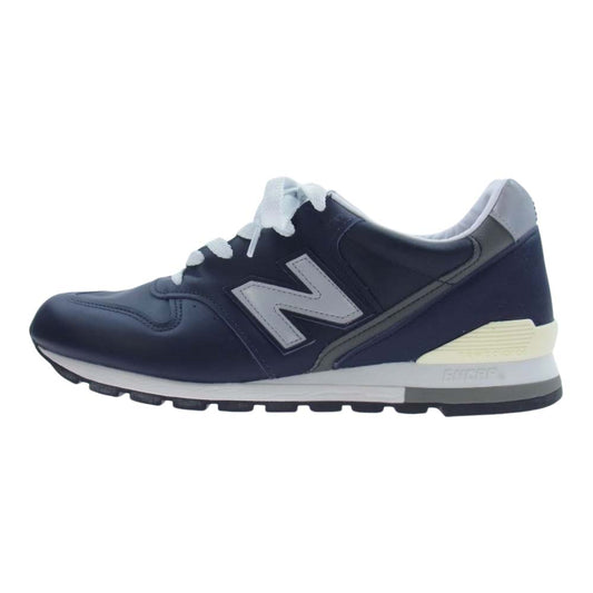 NEW BALANCE ニューバランス M996NCB レザー スニーカー ネイビー系 30cm【新古品】【未使用】【中古】