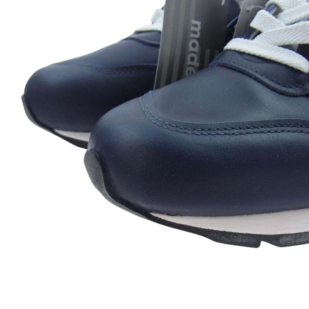 NEW BALANCE ニューバランス M996NCB レザー スニーカー ネイビー系 30cm【新古品】【未使用】【中古】