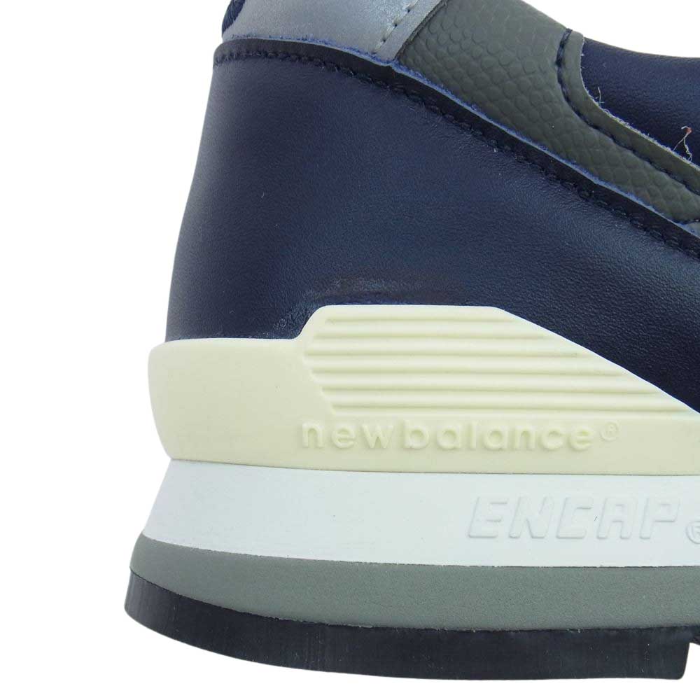 NEW BALANCE ニューバランス M996NCB レザー スニーカー ネイビー系 30cm【新古品】【未使用】【中古】