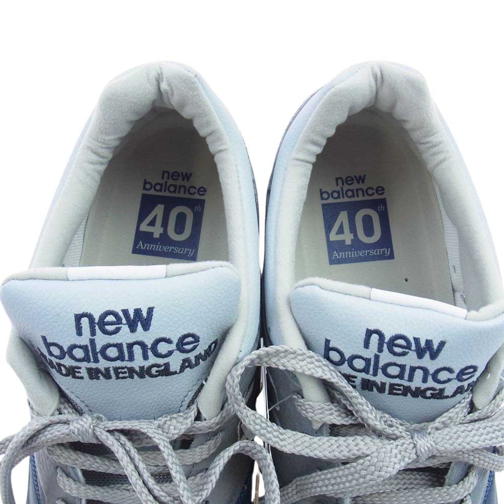 NEW BALANCE ニューバランス M1500UKF 40th Anniversary 40周年記念モデル スニーカー グレー系 ネイビー系 29cm【新古品】【未使用】【中古】