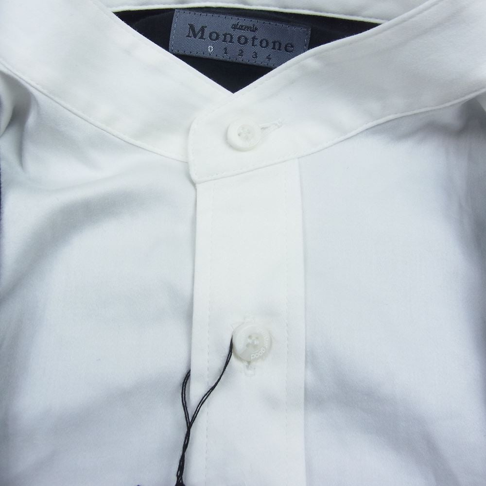 glamb グラム GB16WT-MN07 Layered SH レイヤード カーディガン ドッキング シャツ ブラック系 ホワイト系【中古】