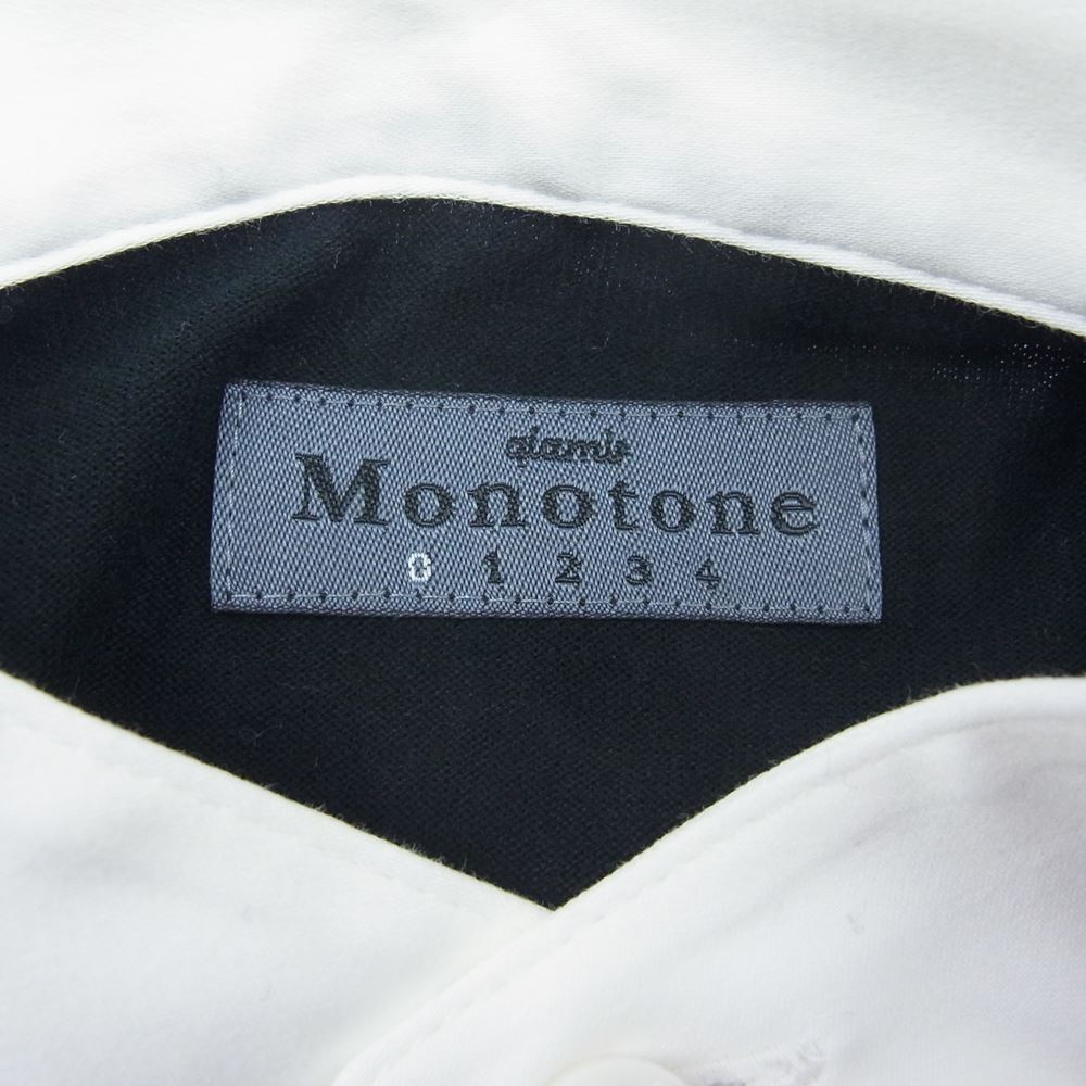 glamb グラム GB16WT-MN07 Layered SH レイヤード カーディガン ドッキング シャツ ブラック系 ホワイト系【中古】