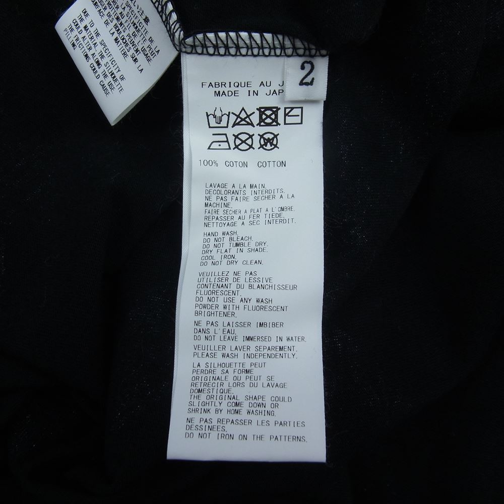 Yohji Yamamoto ヨウジヤマモト NN-T63-075 B Yohji Yamamoto ビーヨウジヤマモト 総柄 Tシャツ ブラック系 2【中古】