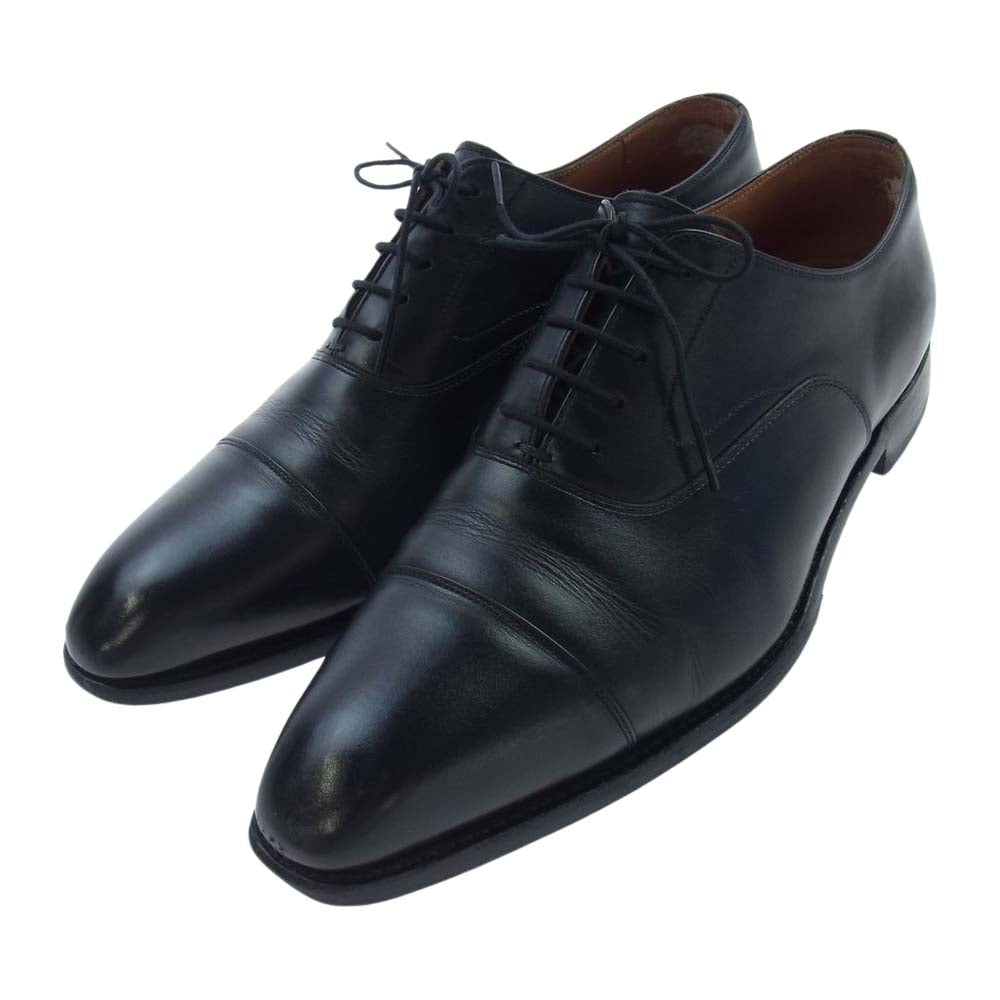 SCOTCH GRAIN スコッチグレイン 1716 ストレートチップ アバンス グッドイヤー レザー シューズ ブラック系 26.5cm【中古】