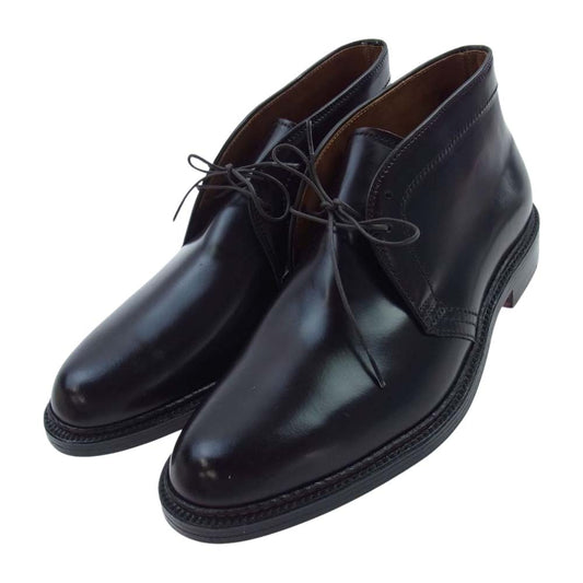 ALDEN オールデン CHUKKA BOOTS CORDOVAN 1339 D チャッカ ブーツ コードバン バーガンディー ダークブラウン系 10D【極上美品】【中古】