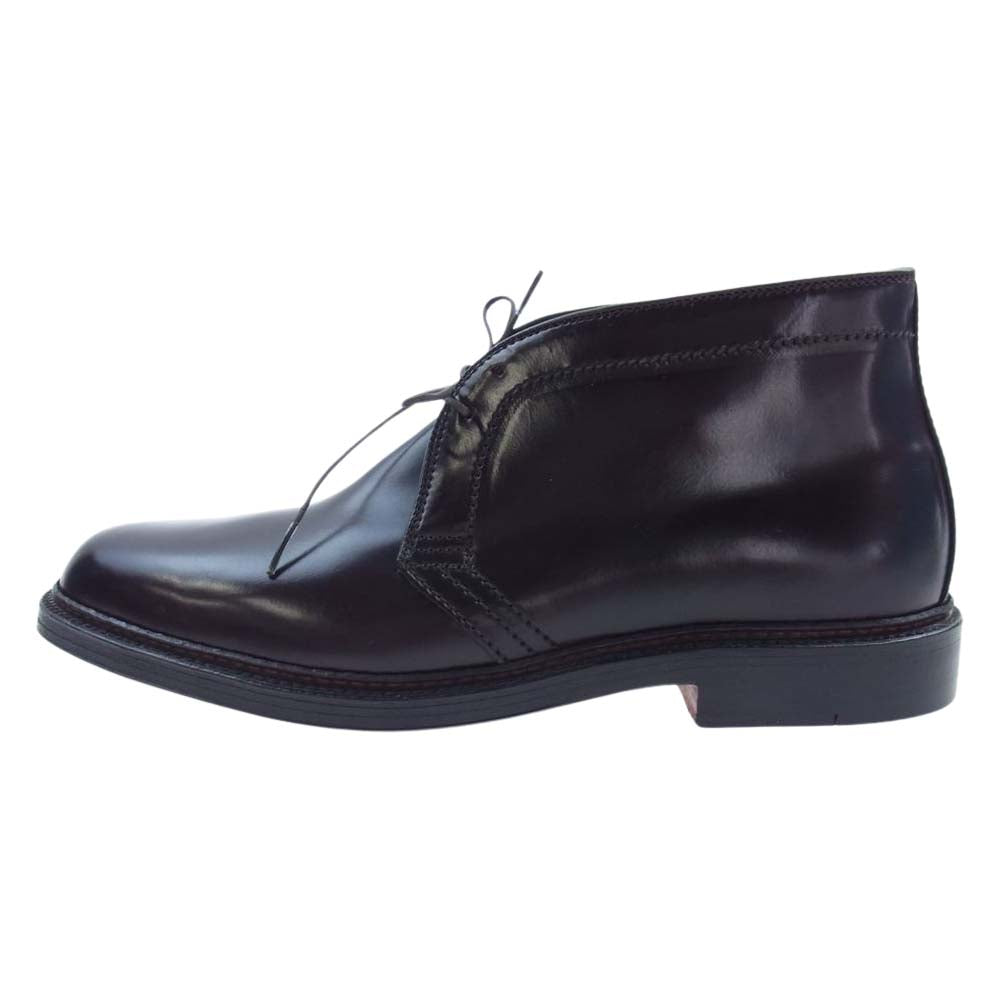 ALDEN オールデン CHUKKA BOOTS CORDOVAN 1339 D チャッカ ブーツ コードバン バーガンディー ダークブラウン系 10D【極上美品】【中古】
