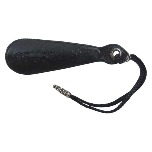 CHROME HEARTS クロムハーツ（原本無） SHOE HORN シューホーン レザー 靴ベラ ブラック系【中古】