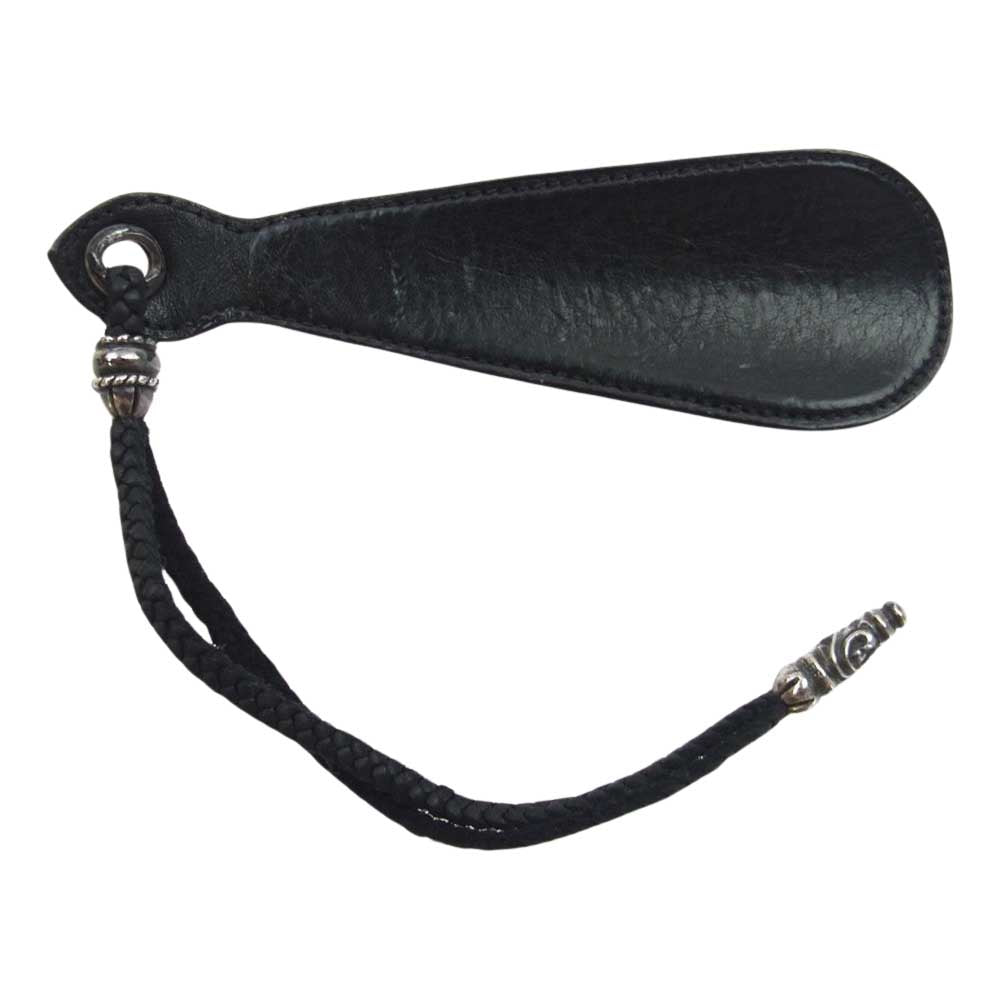 CHROME HEARTS クロムハーツ（原本無） SHOE HORN シューホーン レザー 靴ベラ ブラック系【中古】