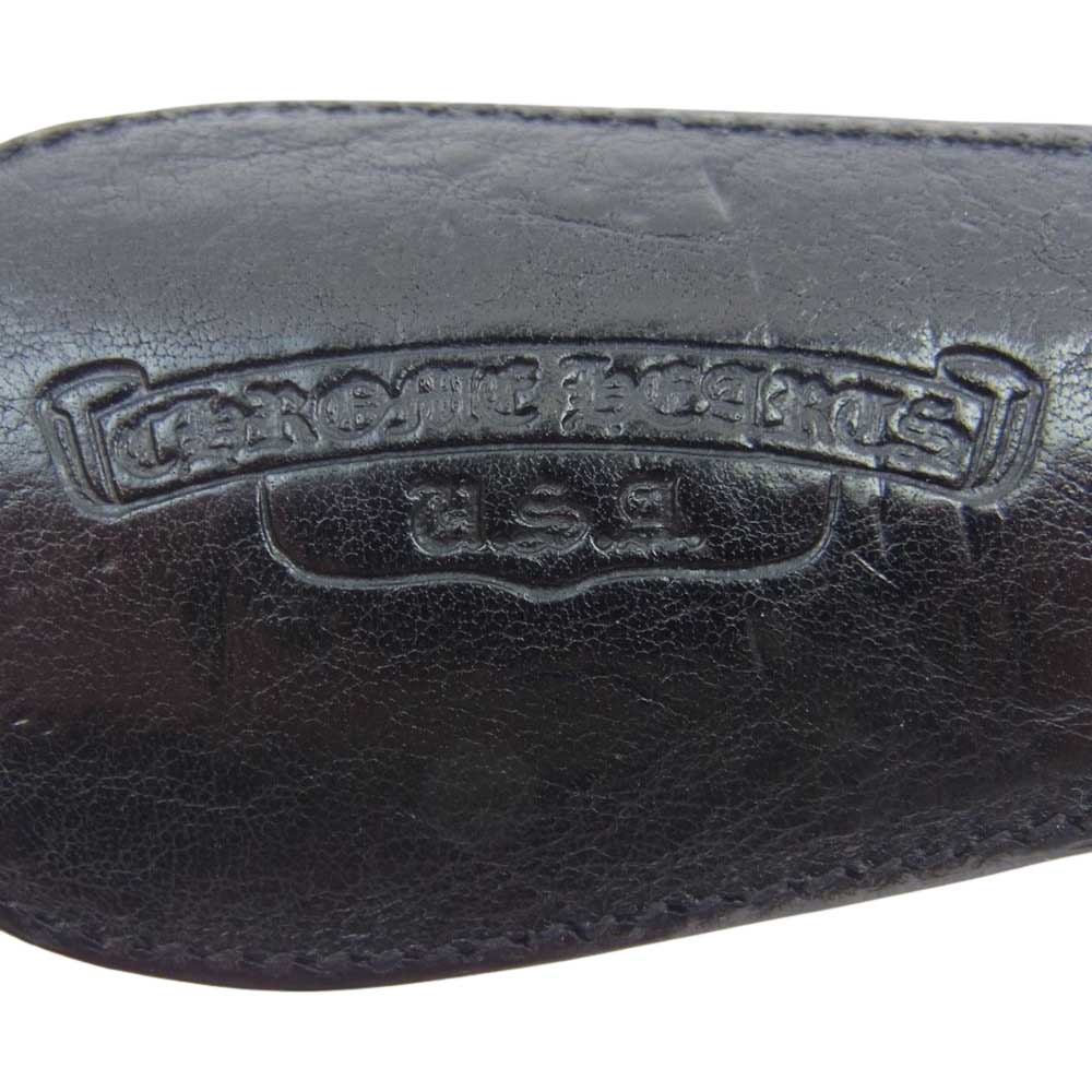 CHROME HEARTS クロムハーツ（原本無） SHOE HORN シューホーン レザー 靴ベラ ブラック系【中古】