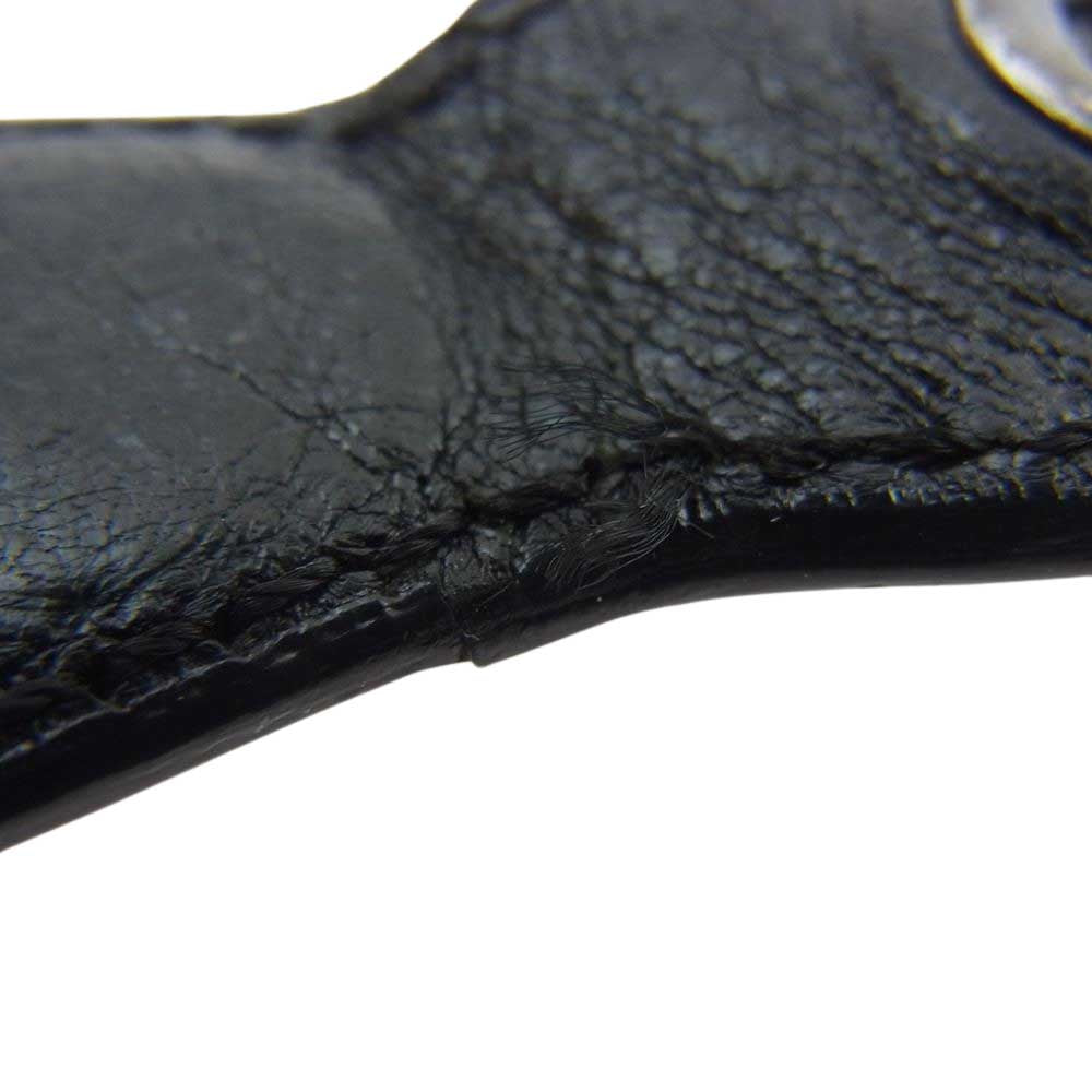 CHROME HEARTS クロムハーツ（原本無） SHOE HORN シューホーン レザー 靴ベラ ブラック系【中古】