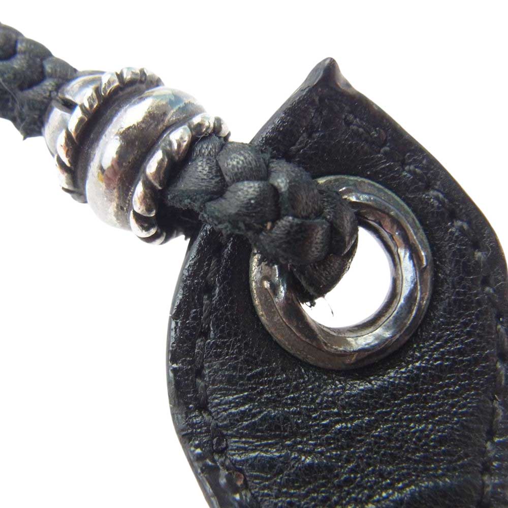 CHROME HEARTS クロムハーツ（原本無） SHOE HORN シューホーン レザー 靴ベラ ブラック系【中古】