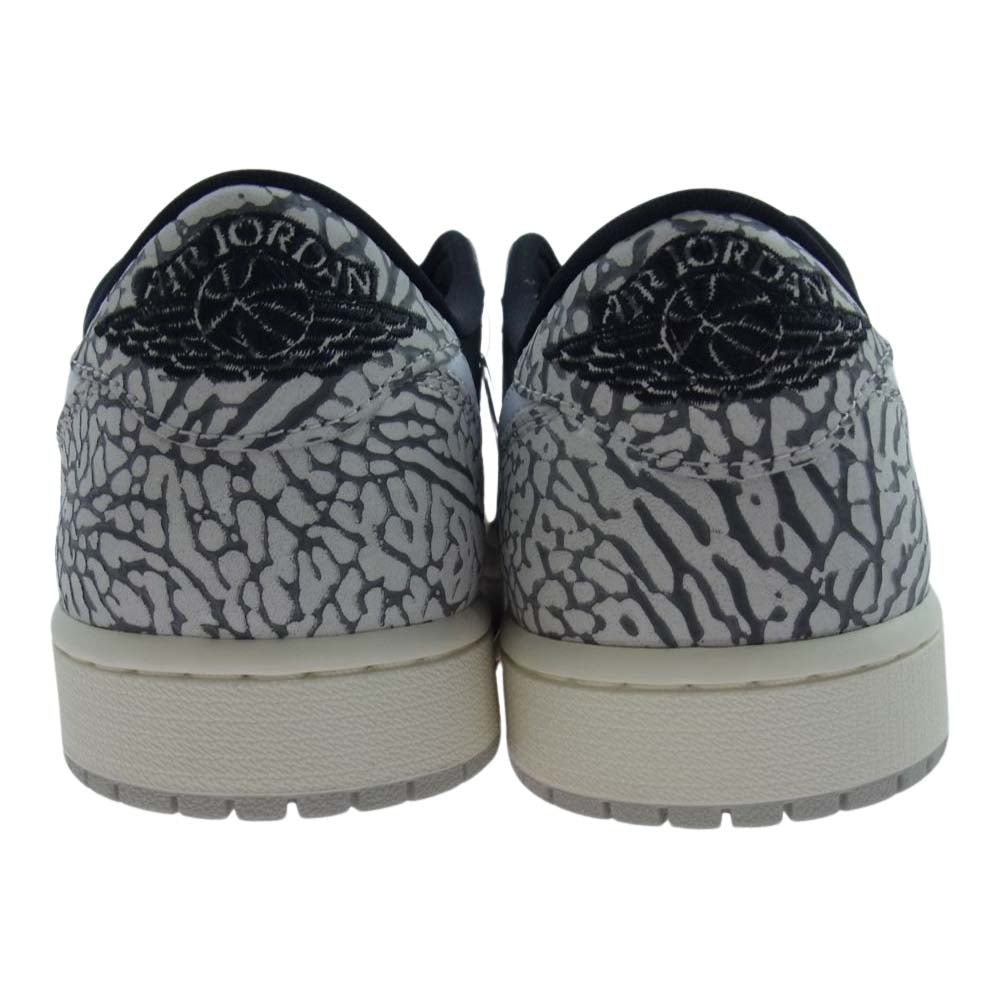 NIKE ナイキ CZ0790-001 Air Jordan 1 Retro Low OG Black Cement エアジョーダン レトロ ロー ブラックセメント AJ1 ブラック系 グレー系 28cm【新古品】【未使用】【中古】