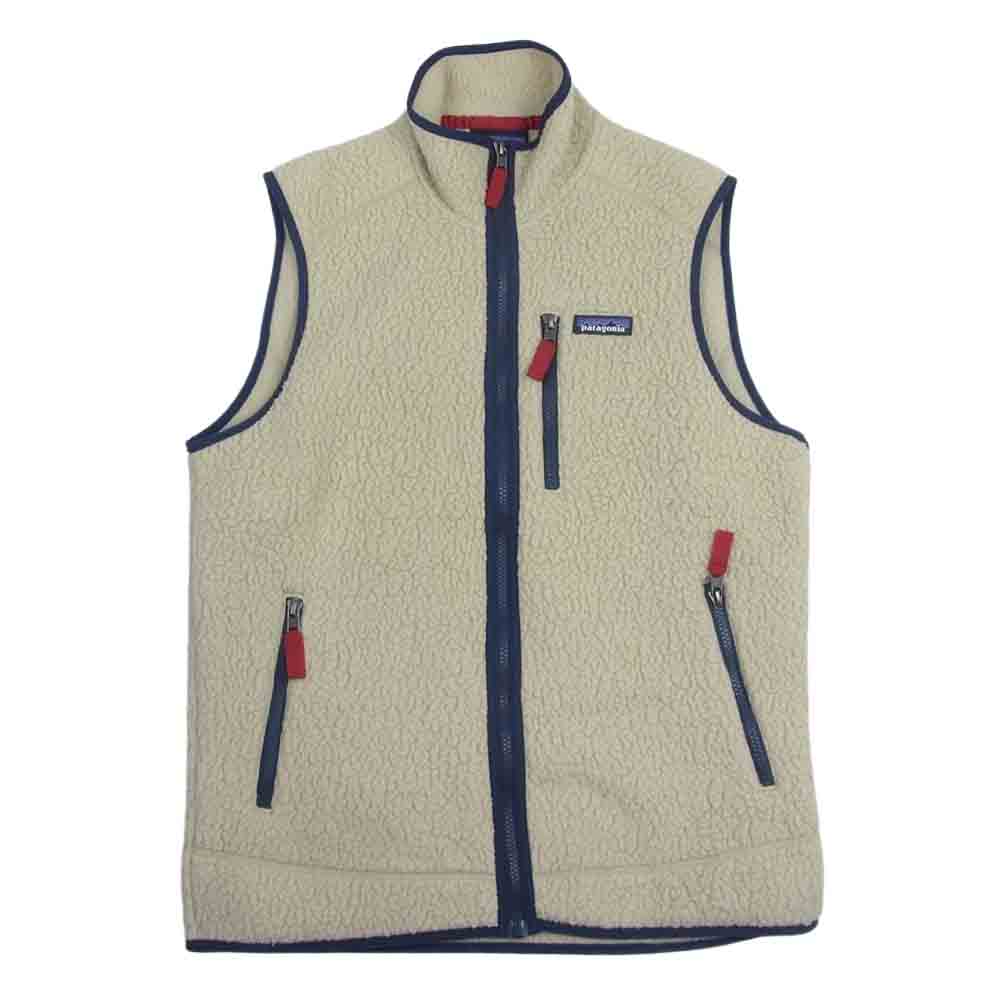 patagonia パタゴニア 19AW 22821FA19 レトロパイルフリースベスト オフホワイト系 M【中古】