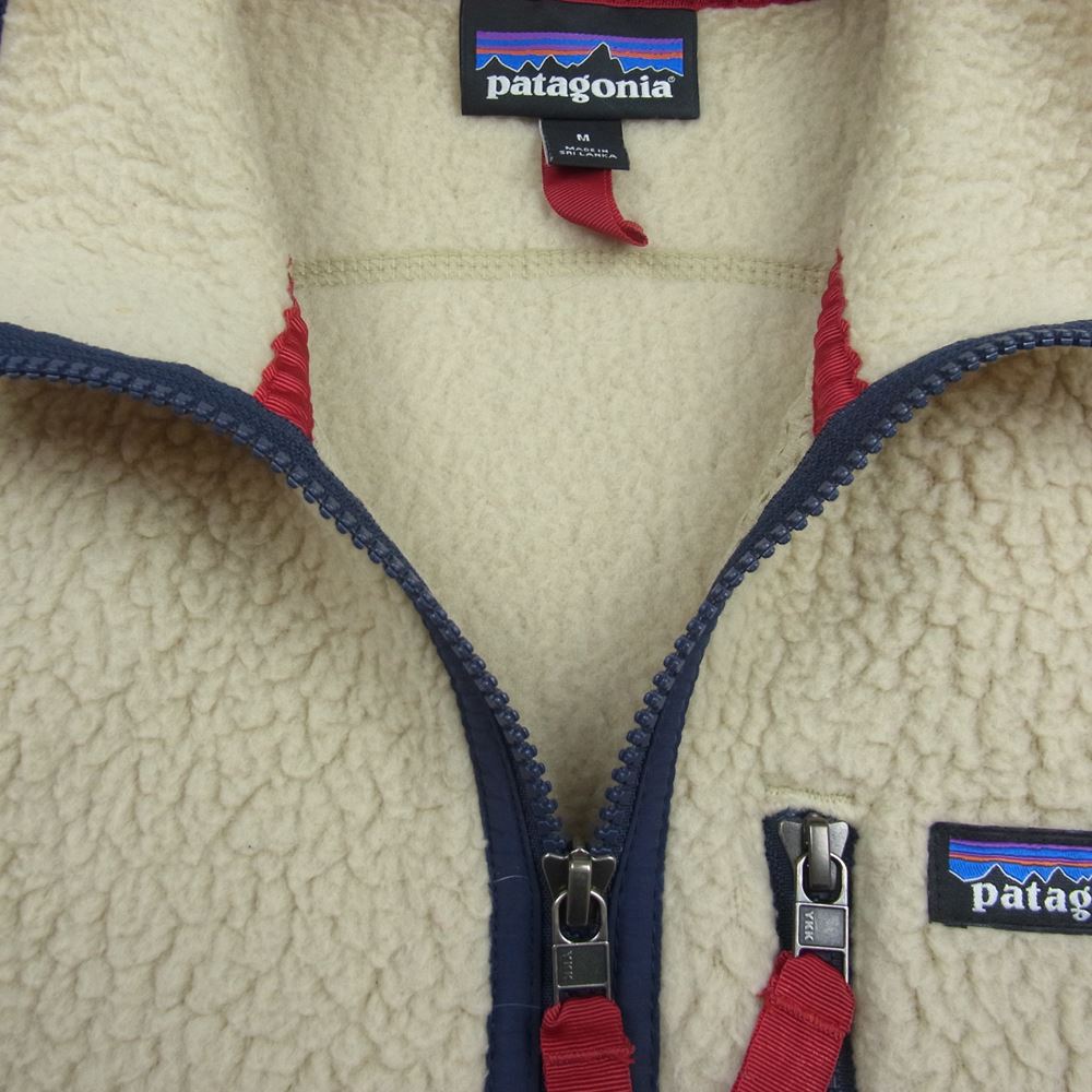 patagonia パタゴニア 19AW 22821FA19 レトロパイルフリースベスト オフホワイト系 M【中古】