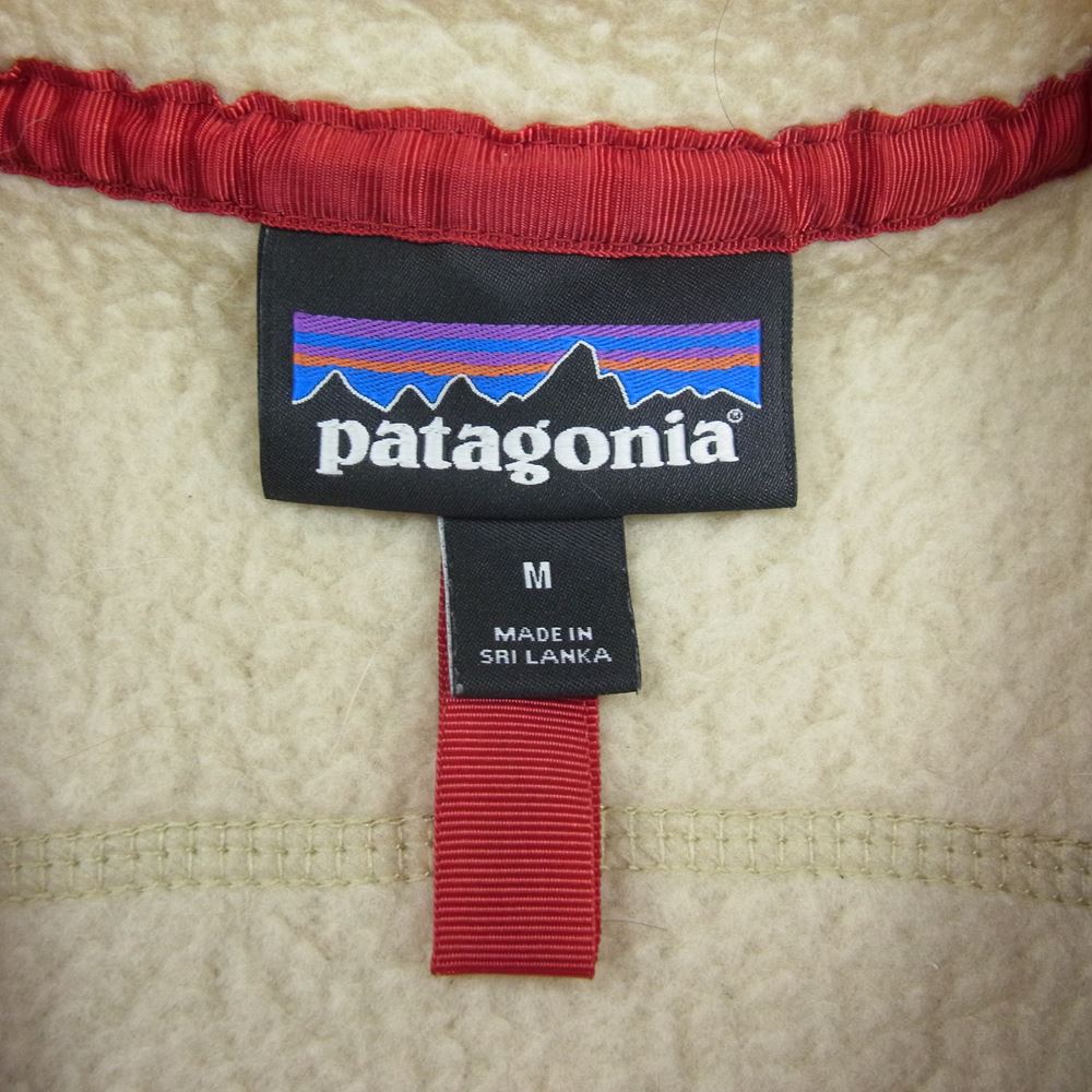 patagonia パタゴニア 19AW 22821FA19 レトロパイルフリースベスト オフホワイト系 M【中古】