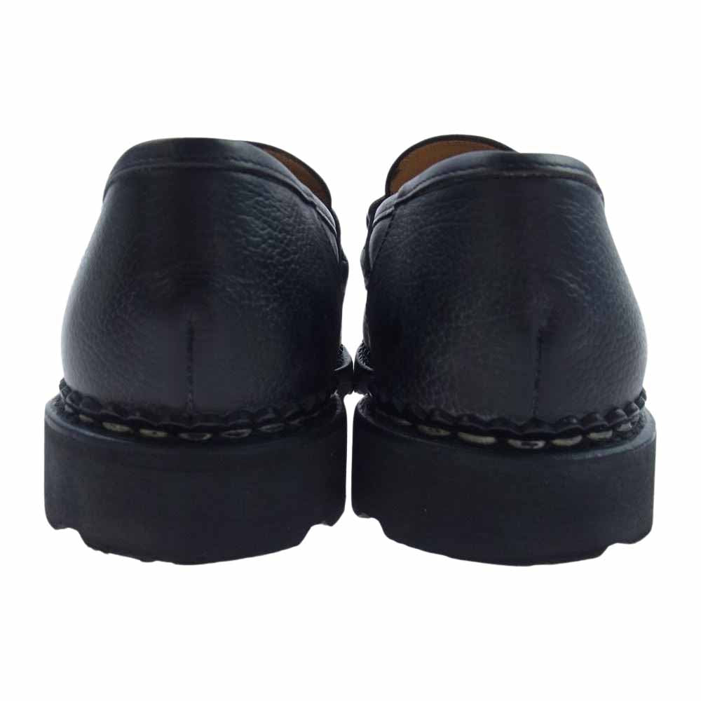 Paraboot パラブーツ 85646 REIMS ランス グレインカーフ コイン ローファー シューズ ブラック系【中古】