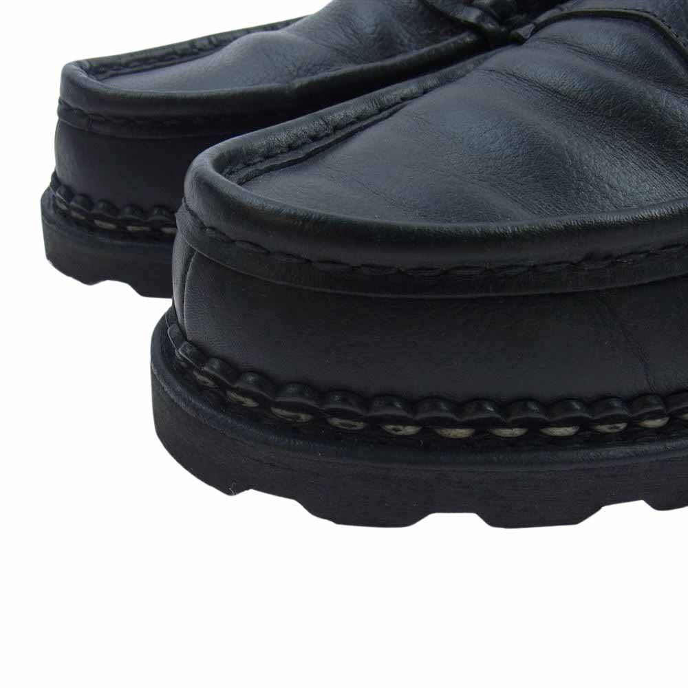 Paraboot パラブーツ 85646 REIMS ランス グレインカーフ コイン ローファー シューズ ブラック系【中古】